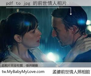 pdf to jpg 的前世情人
