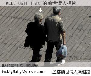 WELS Call list 的前世情人